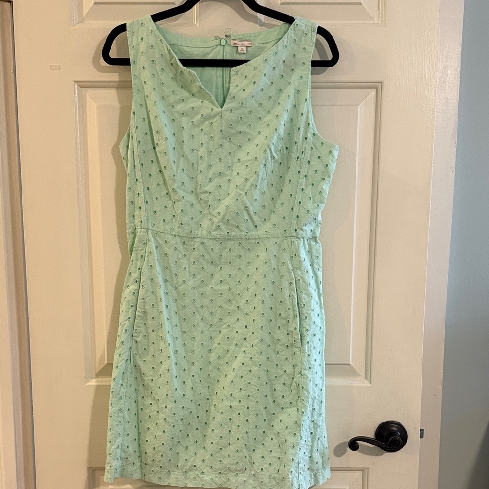 GAP mint Green Sleeveless Dress